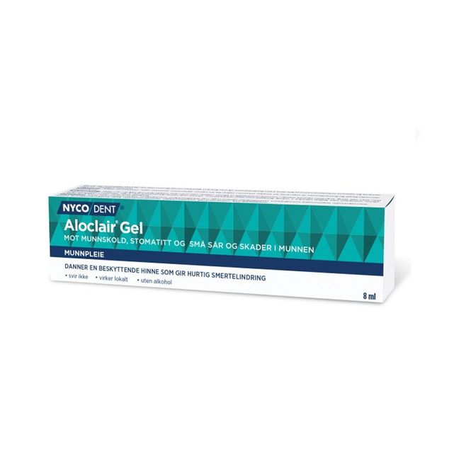 Hovedbilde Nycodent aloclair gel 8 ml
