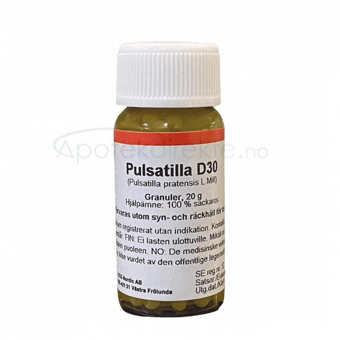 Hovedbilde Pulsatilla D30 20 gram piller