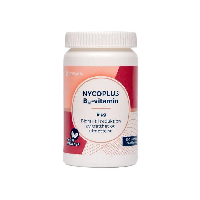 Hovedbilde Nycoplus B12 tablett 9 mcg 100 stk