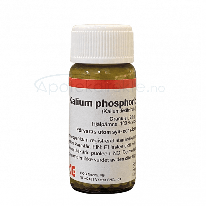 Hovedbilde Kalium phosphoricum D30 20 gram piller