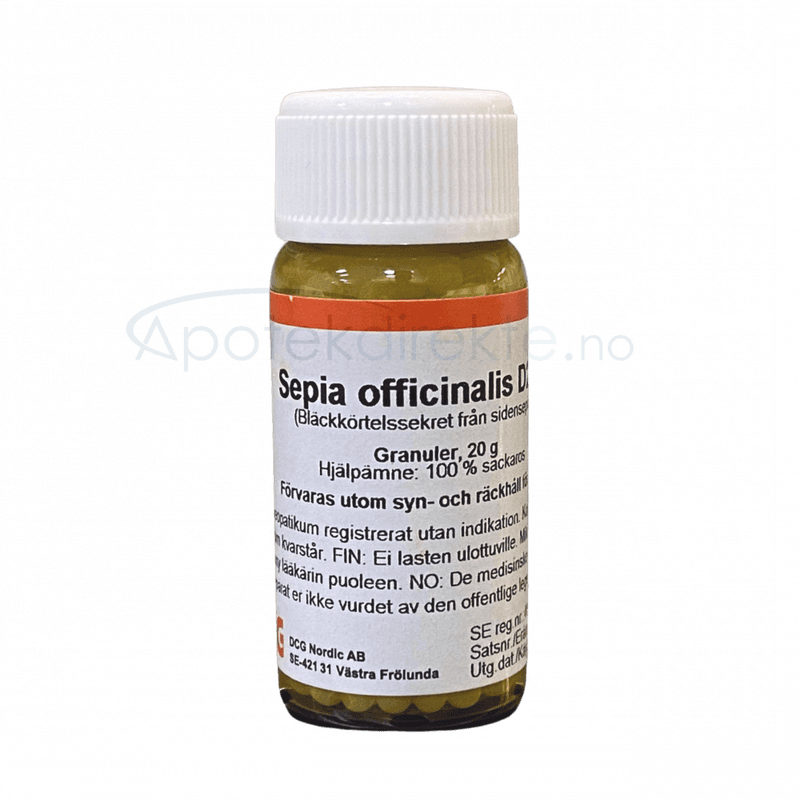 Sepia officinalis D200 20 gram piller