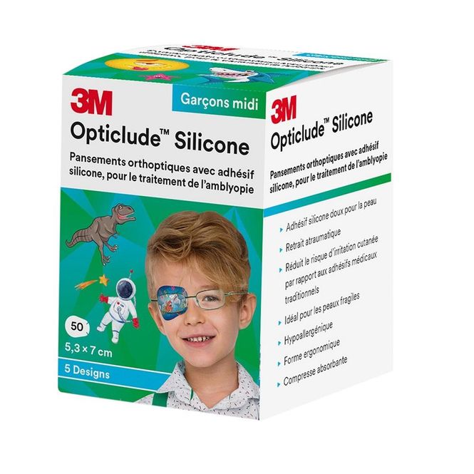 Hovedbilde Opticlude øyelapp sil gutt mid 50 stk