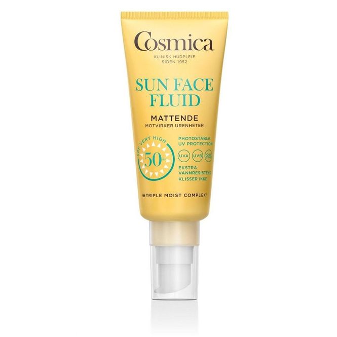 Hovedbilde Cosmica sun face fluid f50+ 40 ml