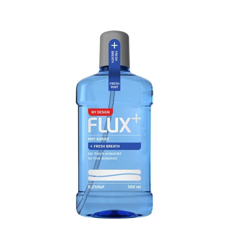 Flux+ fluorskyll 0,2 % fresh breath 500 ml