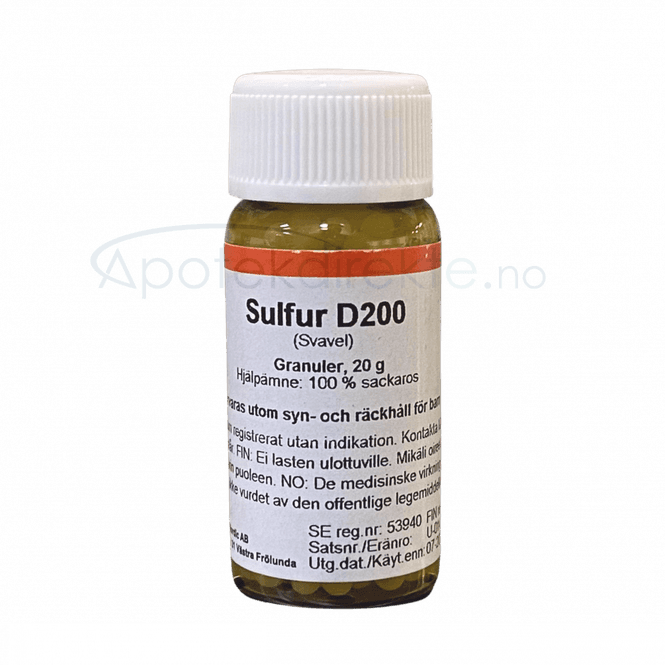 Hovedbilde Sulfur D200 20 gram piller