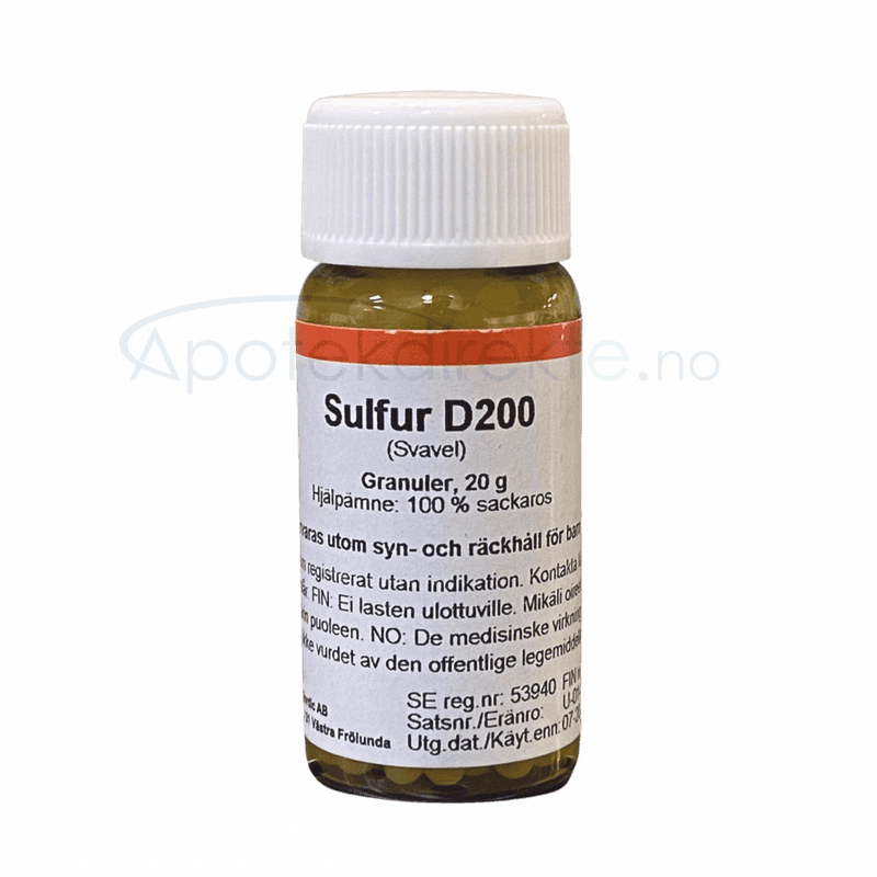 Sulfur D200 20 gram piller