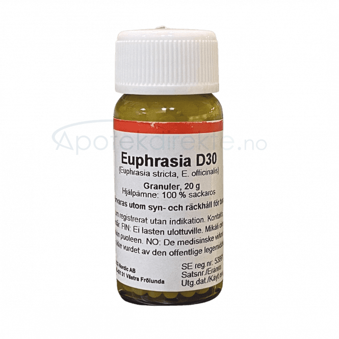 Hovedbilde Euphrasia officinalis D30 20 gram piller