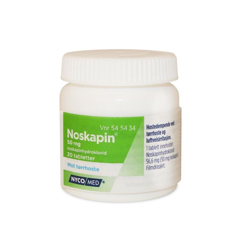 Noskapin tablett 50mg 20 stk