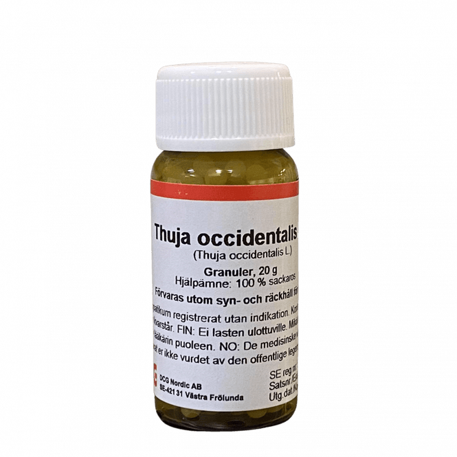 Hovedbilde Thuja occidentalis D6 20 gram piller