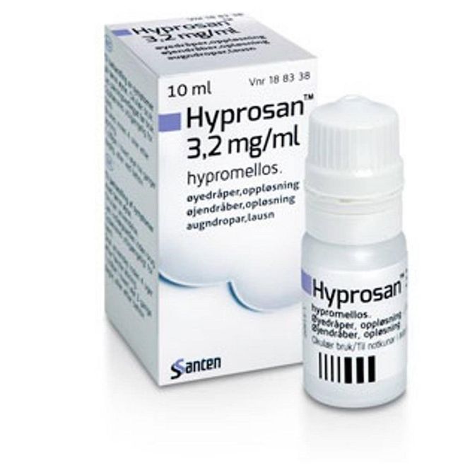 Hovedbilde Hyprosan øyedråpe 3,2 mg/ml 10 ml
