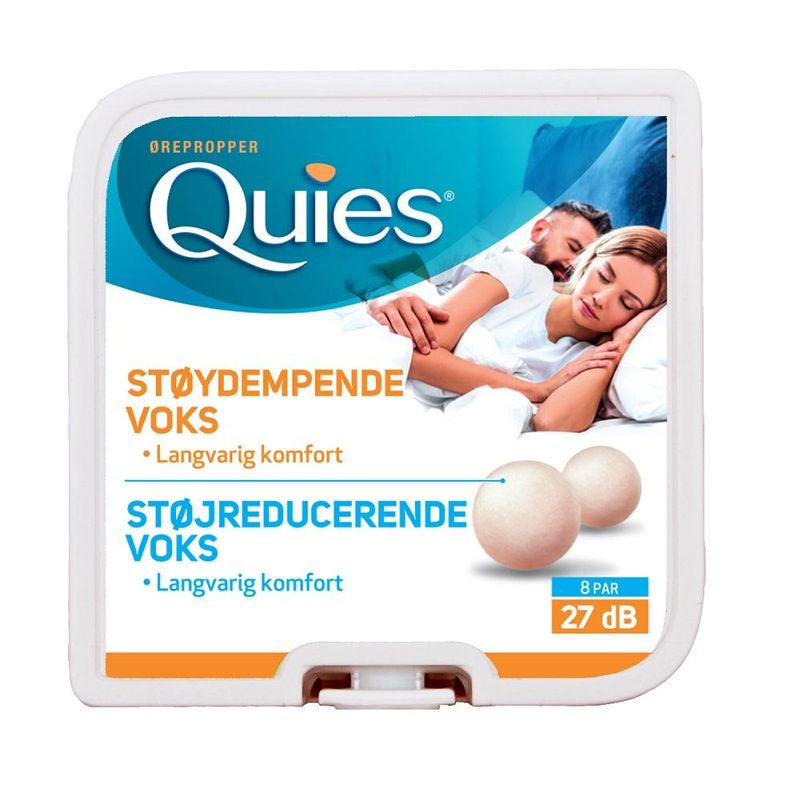 Quies ørepropper voks 8 par