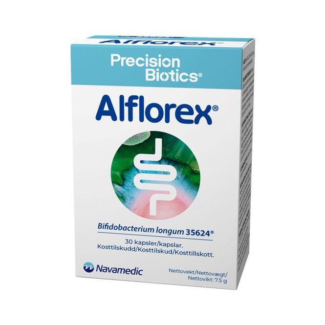 Hovedbilde Alflorex kapsel 30 stk