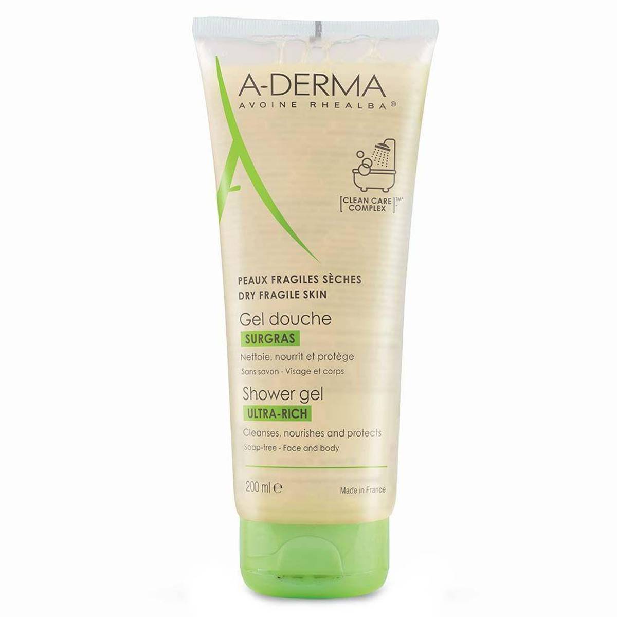 Aderma ultra rich shower gel 200 ml