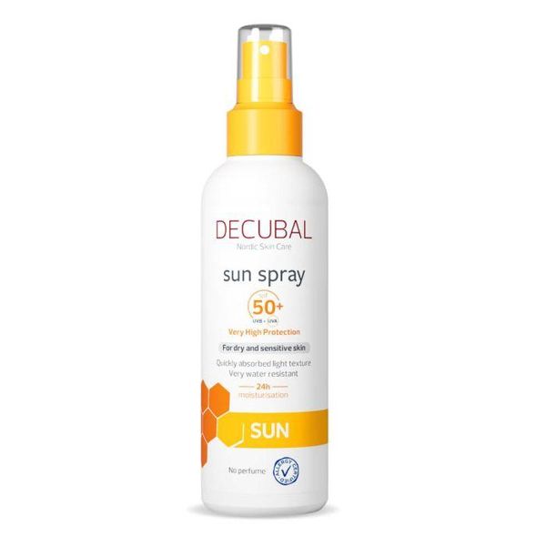Hovedbilde Decubal sun spray SPF50+ u/parfyme 180 ml