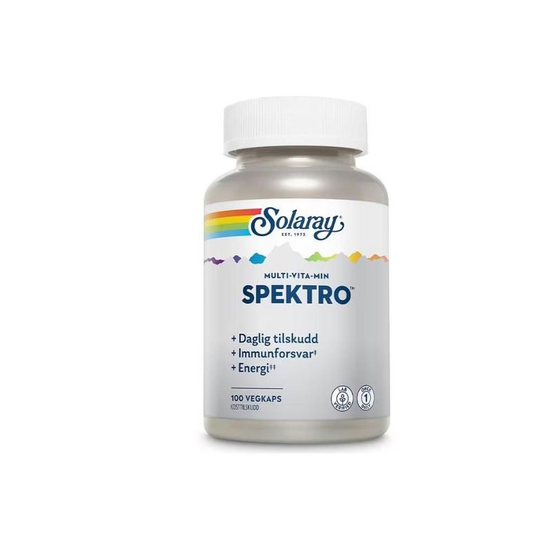 Solaray spektro multi veg kapsel 100 stk