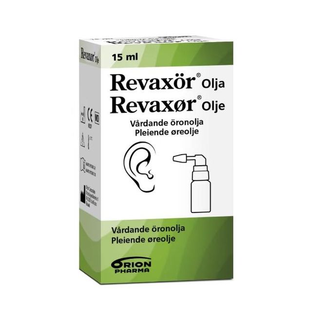 Hovedbilde Revaxør olje ørespray forebygg 15 ml