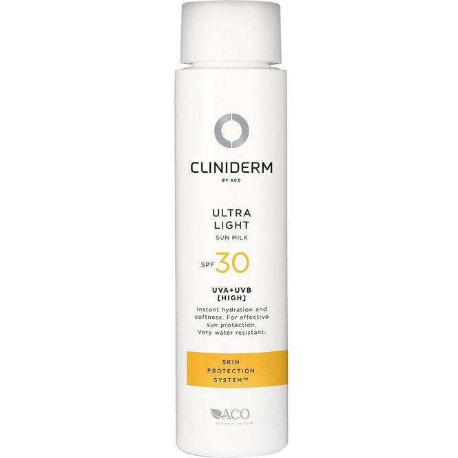 Hovedbilde Cliniderm sun light milk f30 150 ml