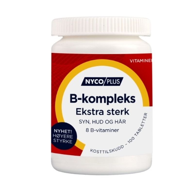 Nycoplus B-kompleks xsterk tablett 100 stk