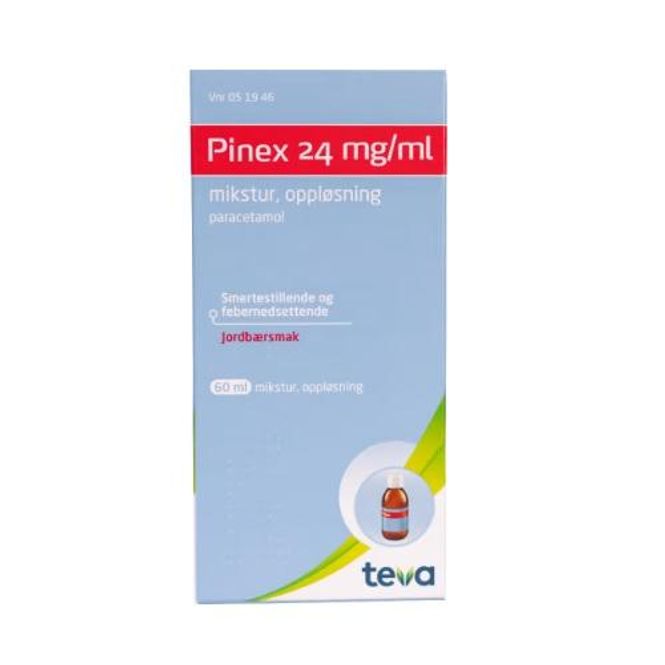 Hovedbilde Pinex mikstur 24mg/ml 60 ml