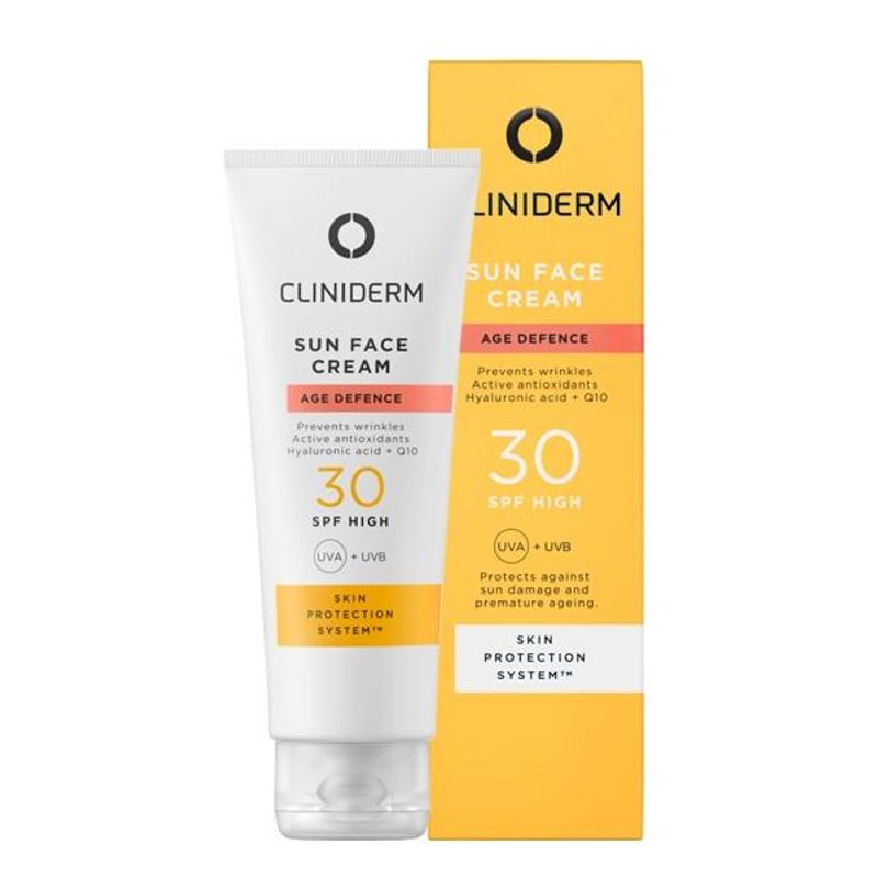 Cliniderm sun age defence face cream f30 50 ml