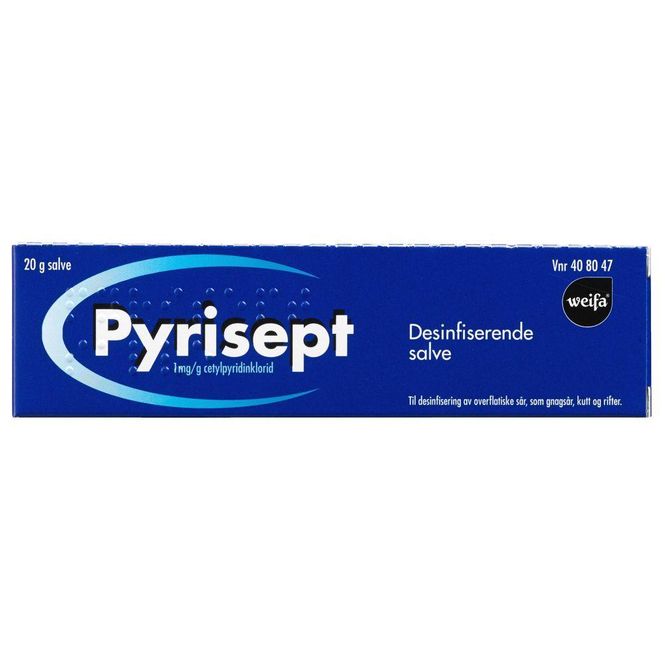 Hovedbilde Pyrisept salve 1 mg/g  20 gram