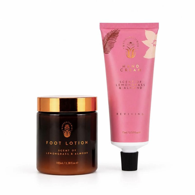 Wanderflower Hand Cream & Foot Lotion gavesett