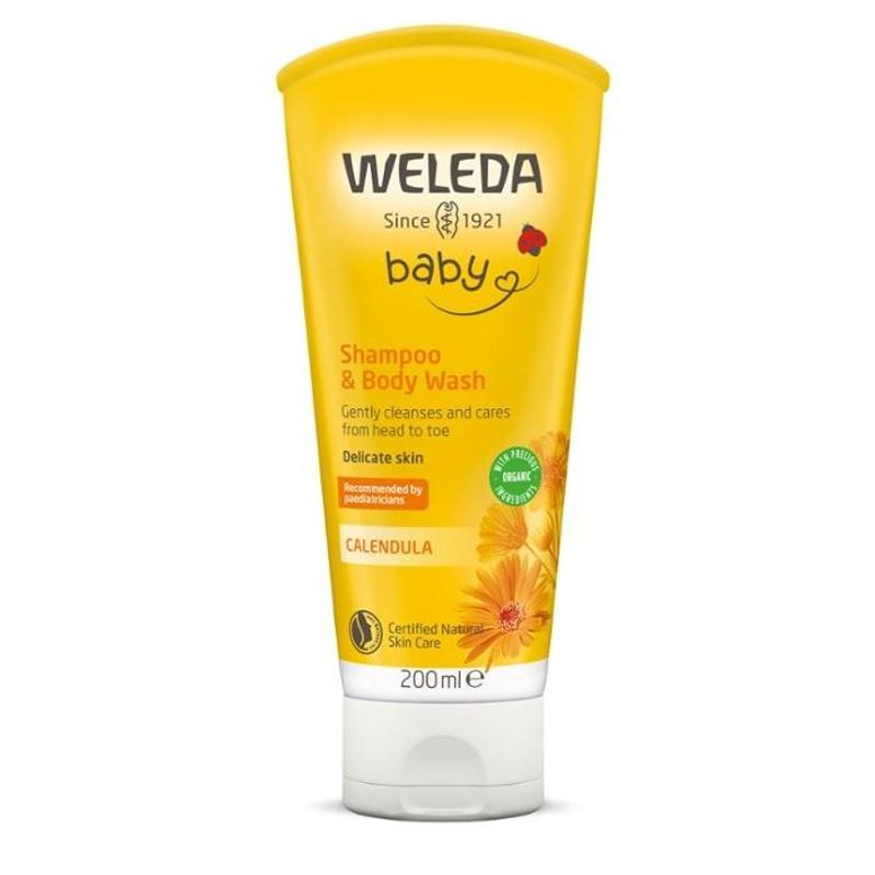 Weleda calendula shampoo & body wash 200 ml