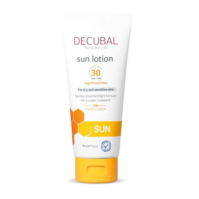 Hovedbilde Decubal sun lotion SPF30 u/parfyme 180 ml